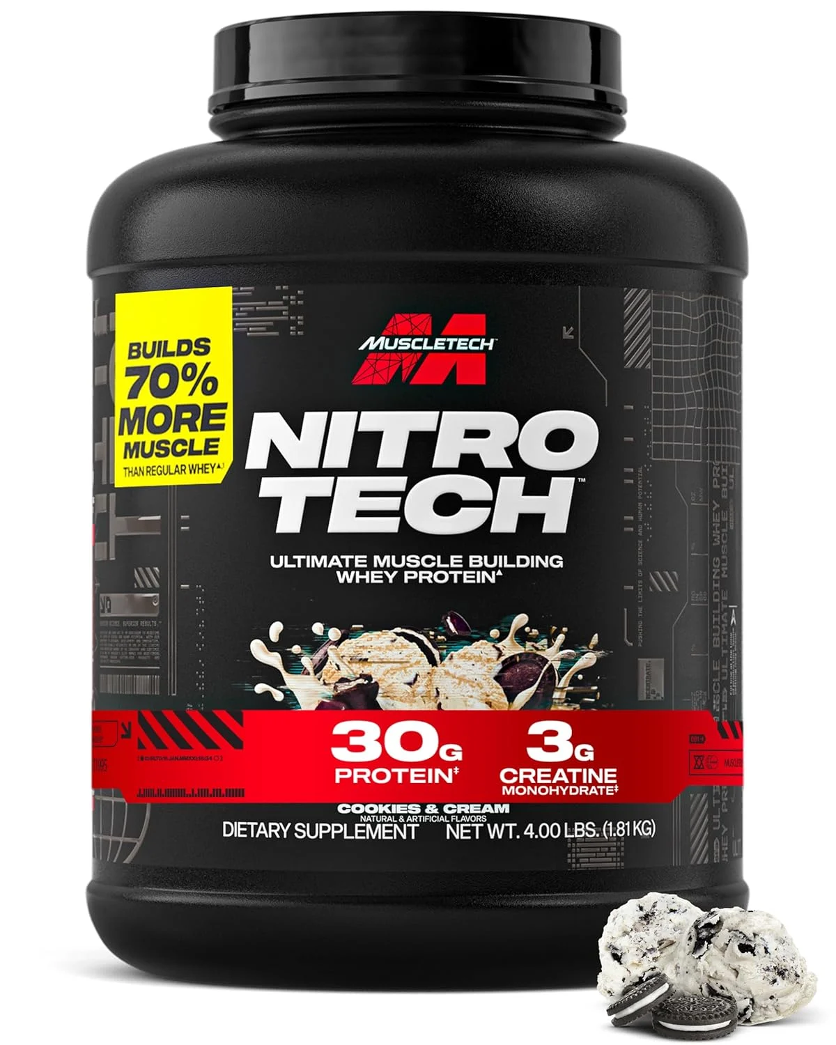 Nitro-Tech Whey Protein Isolate - Muscle Building & Recovery