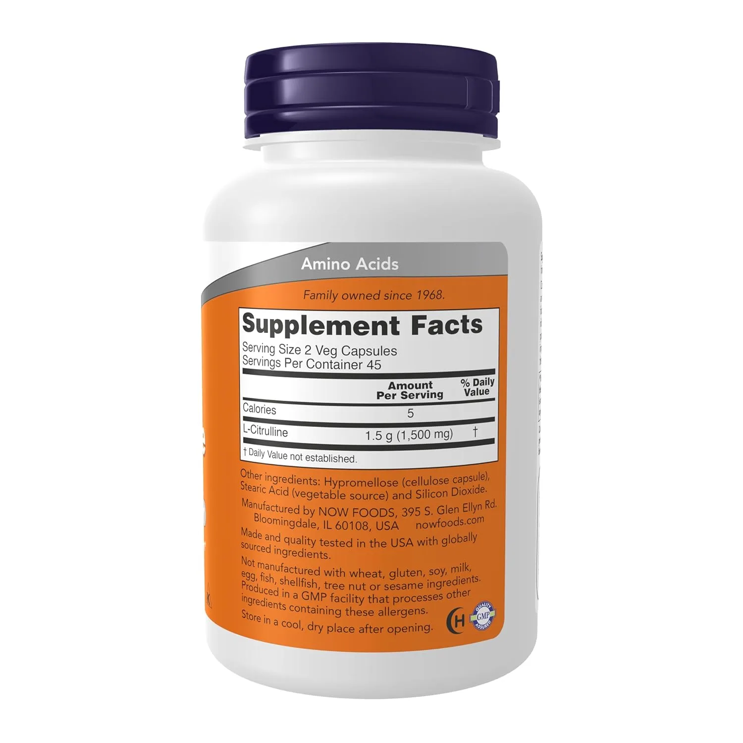 Now Foods L-Citrulline 750mg - Boost Immunity & Healing - Image 2