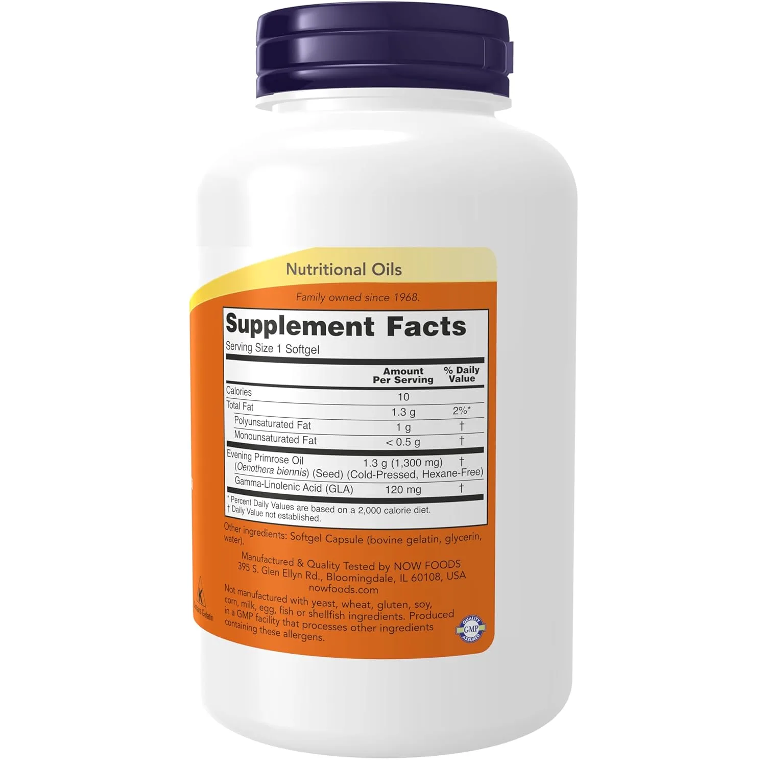Now Foods Evening Primrose Oil - 120 Softgels - Image 2