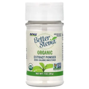 Now Foods Organic Stevia Powder - Zero Calorie Sweetener