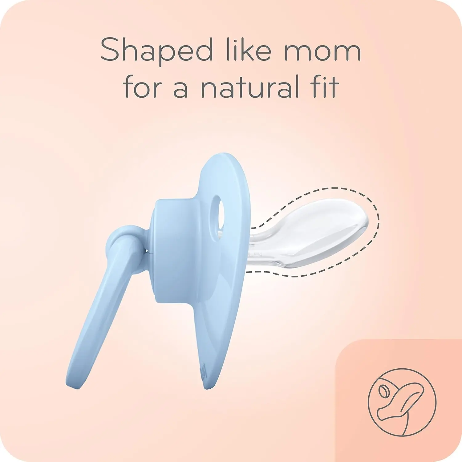 NUK newborn orthodontic pacifiers designed for babies aged 0-2 months to promote healthy oral development and accepted by 95% of babies.