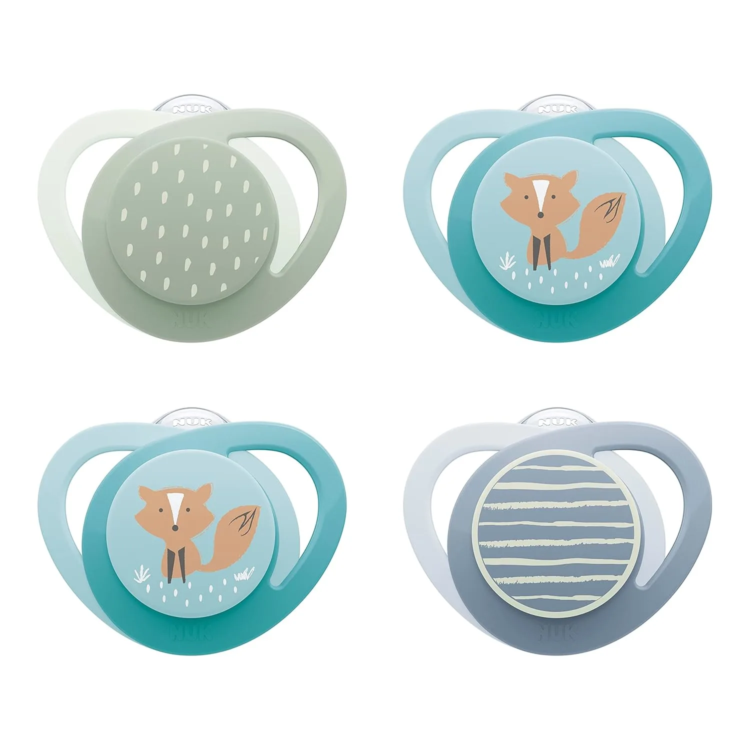 NUK Orthodontic Pacifier 18-36 Months, 4-Pack
