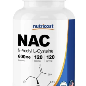Nutricost NAC 600mg - Vegan N-Acetyl L-Cysteine Capsules