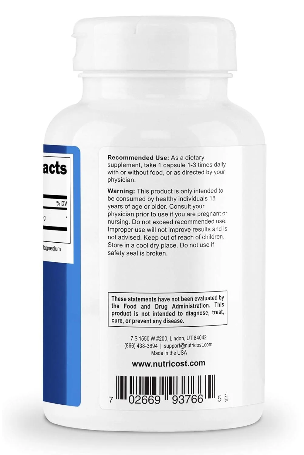 Nutricost NAC 600mg - Vegan N-Acetyl L-Cysteine Capsules - Image 2