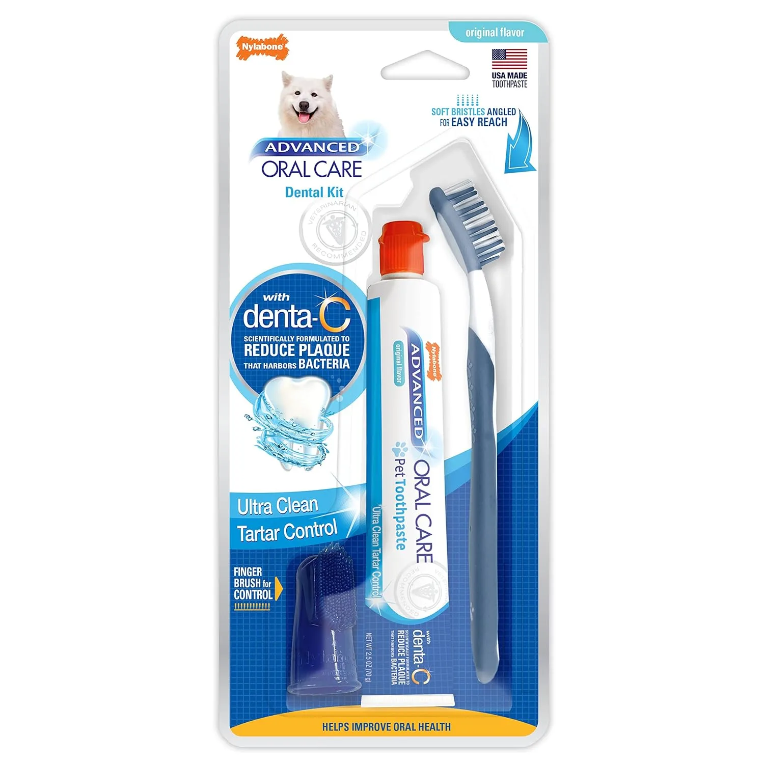 Nylabone Advanced Oral Care Kit for Adult Dogs