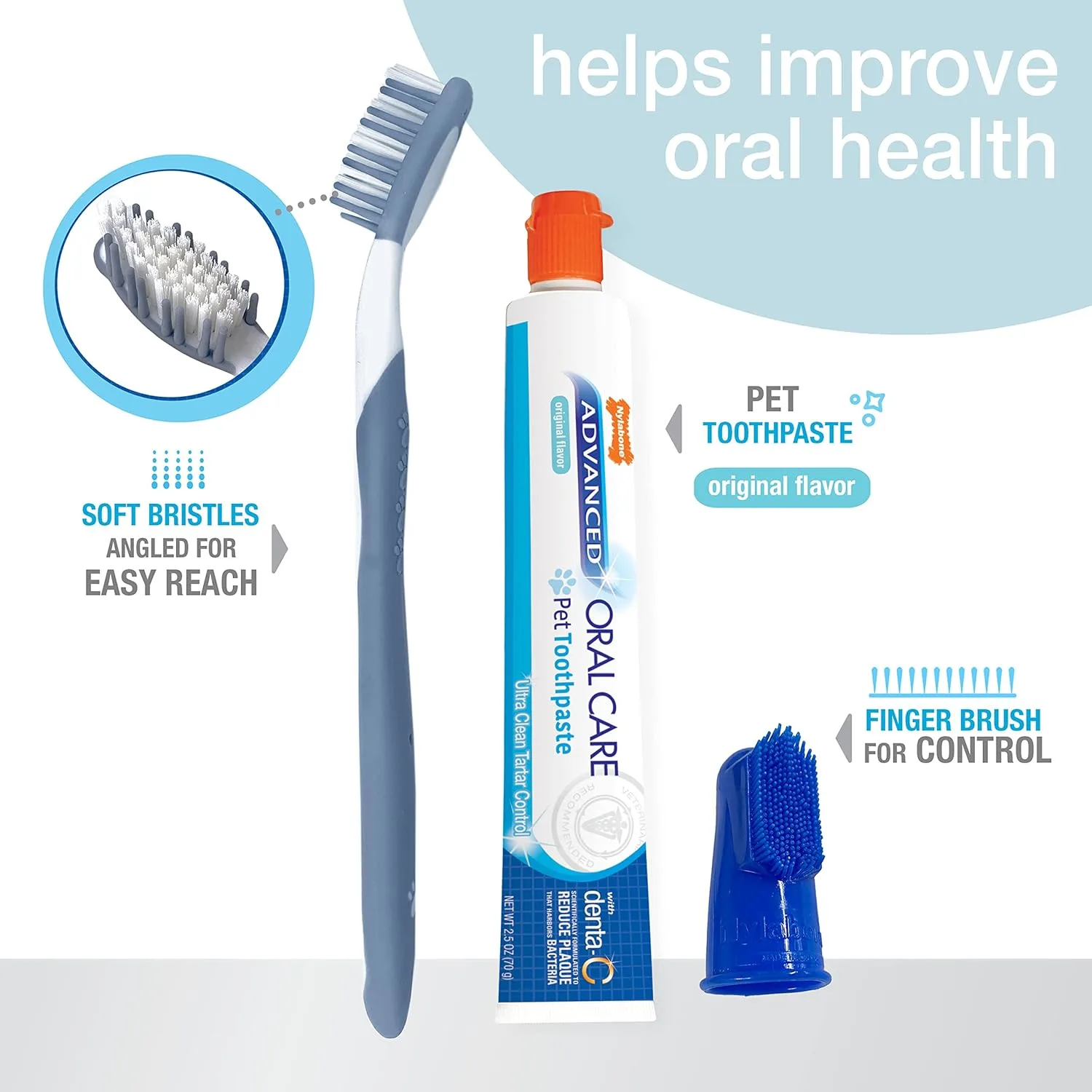 Nylabone Advanced Oral Care Kit for Adult Dogs - Image 3