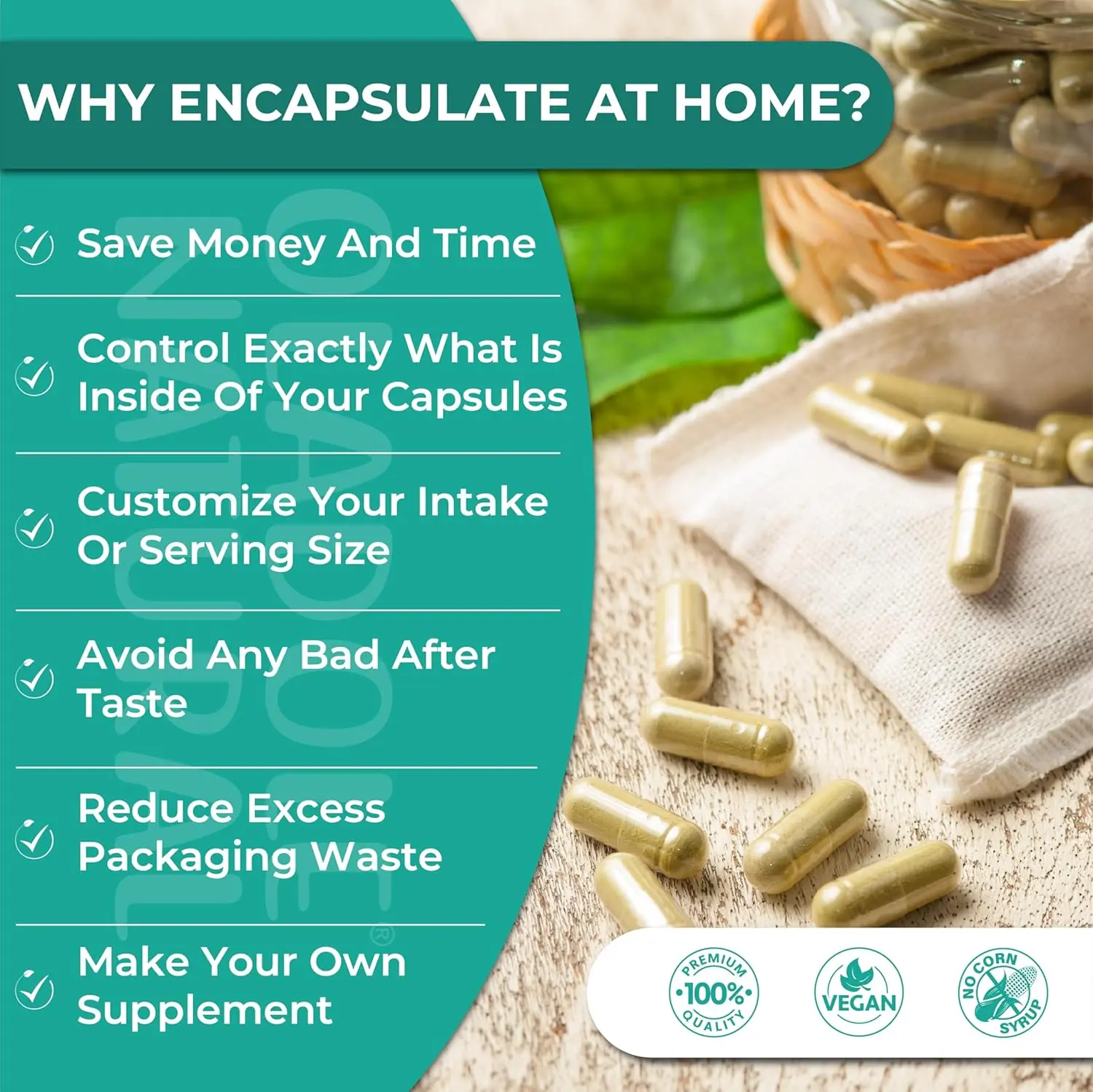 Oladole Natural Size 1 empty capsules are easy to fill, dissolve quickly, and are perfect for creating your own supplement blends with powder.