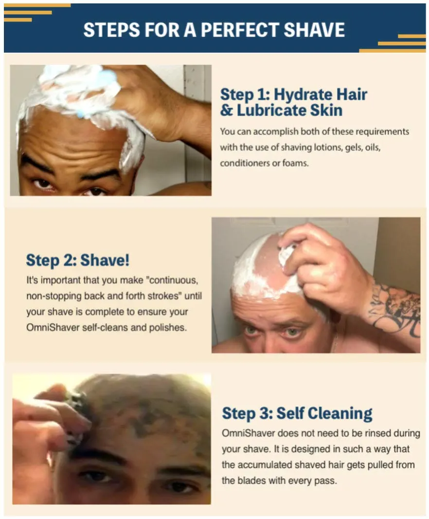 OmniShaver - Head Shaver Bald Head Razor for Men & Women - Image 3