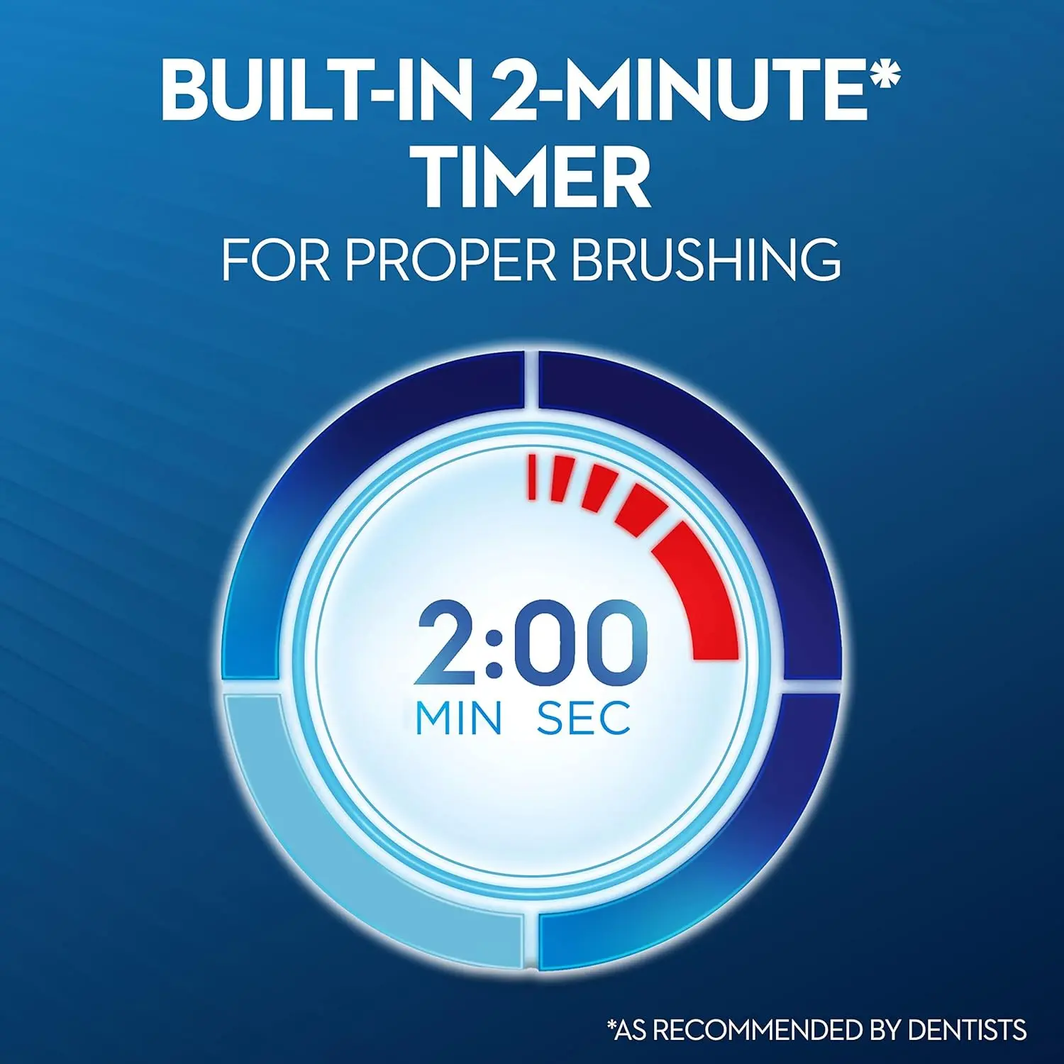 Oral-B Vitality electric toothbrush provides healthier gums with gingivitis reduction, a timer for suggested brushing time, a long-lasting rechargeable battery, and effective cleaning of hard-to-reach areas.