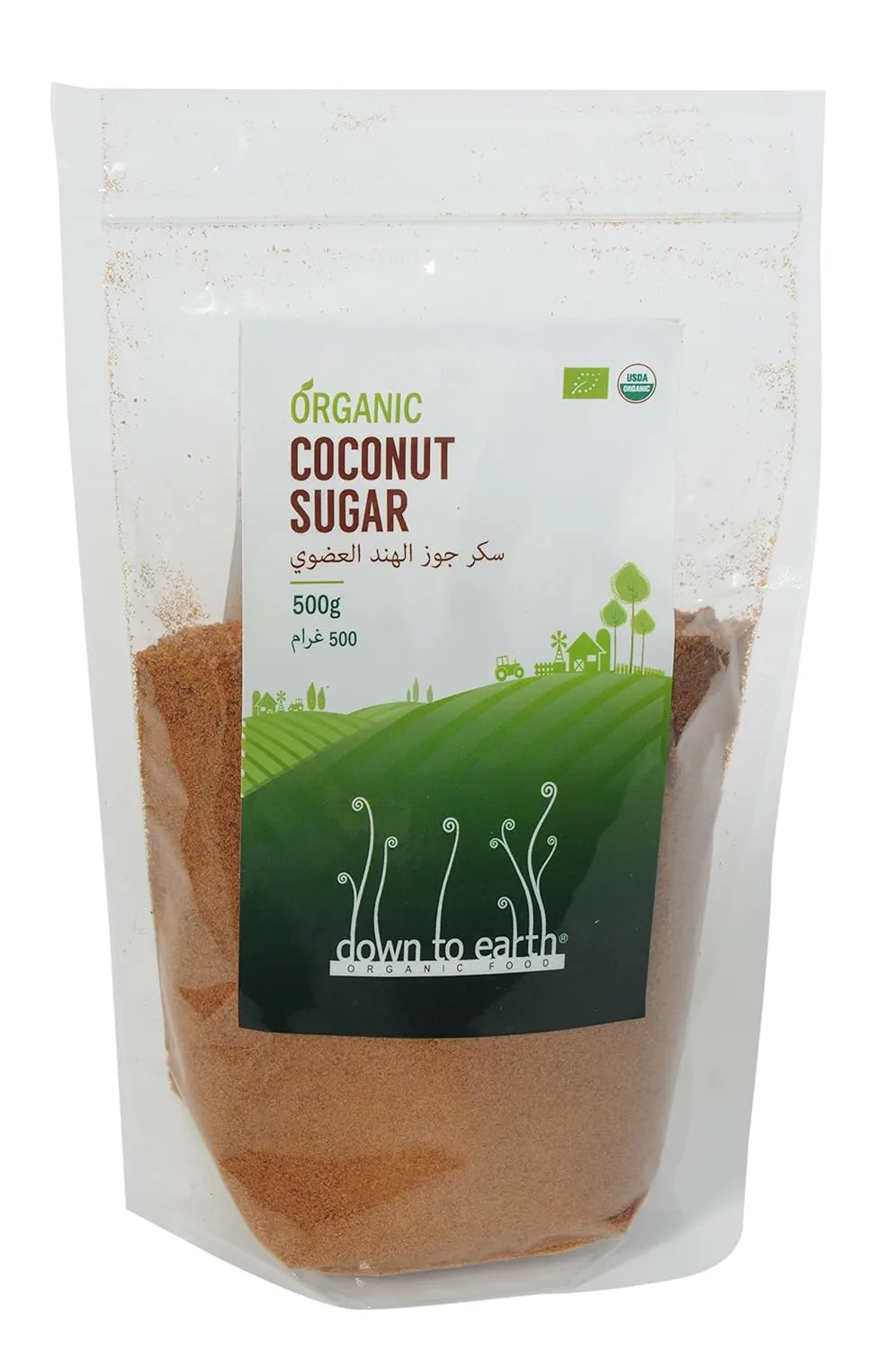 Organic Coconut Sugar - Low Glycemic Sweetener, 500g