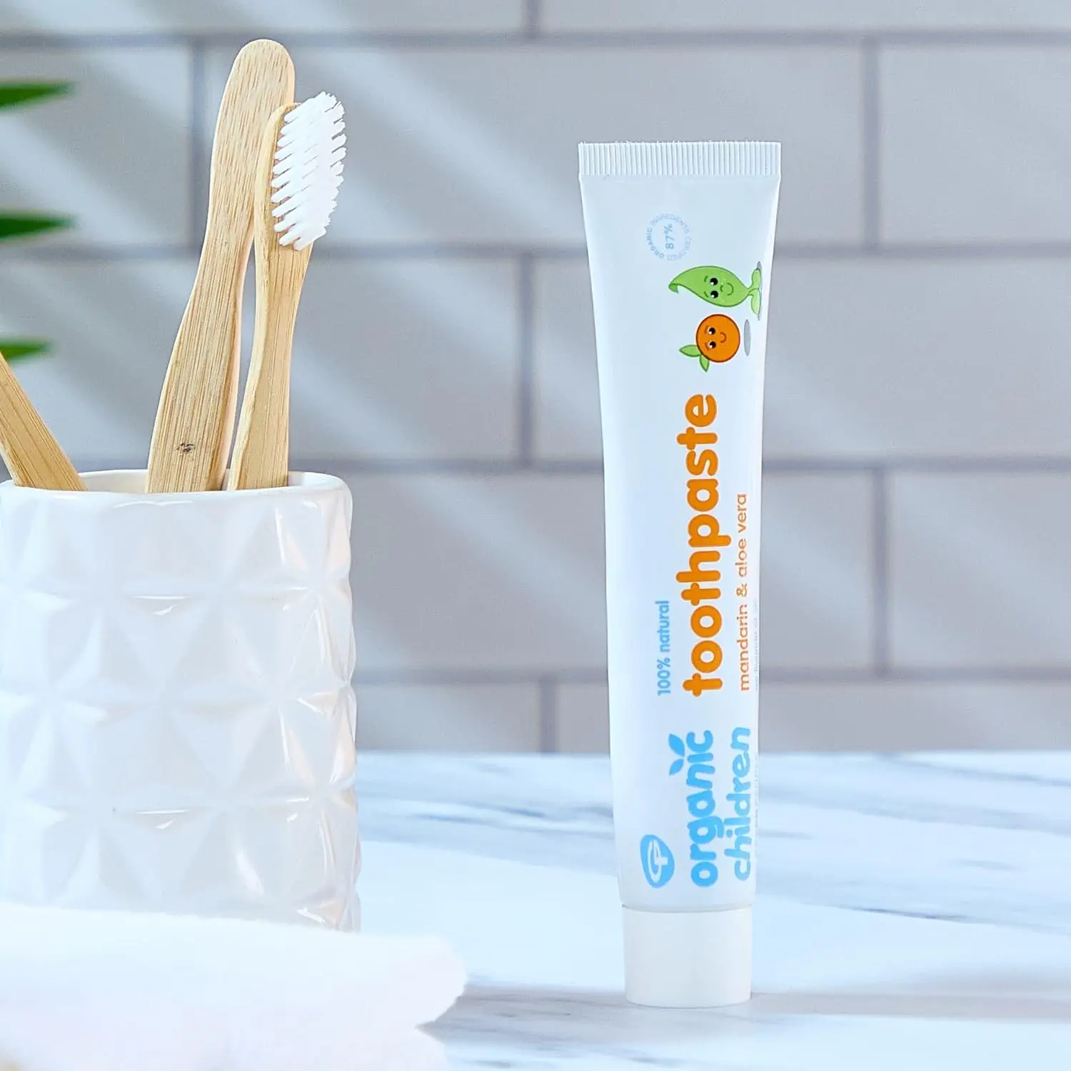 Organic Kids Toothpaste - Natural & Safe to Swallow - Image 2