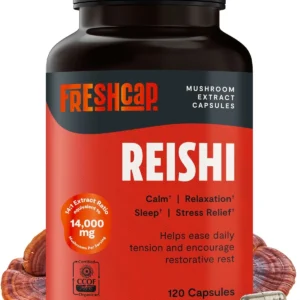 Organic Reishi Mushroom Capsules - 120 Count