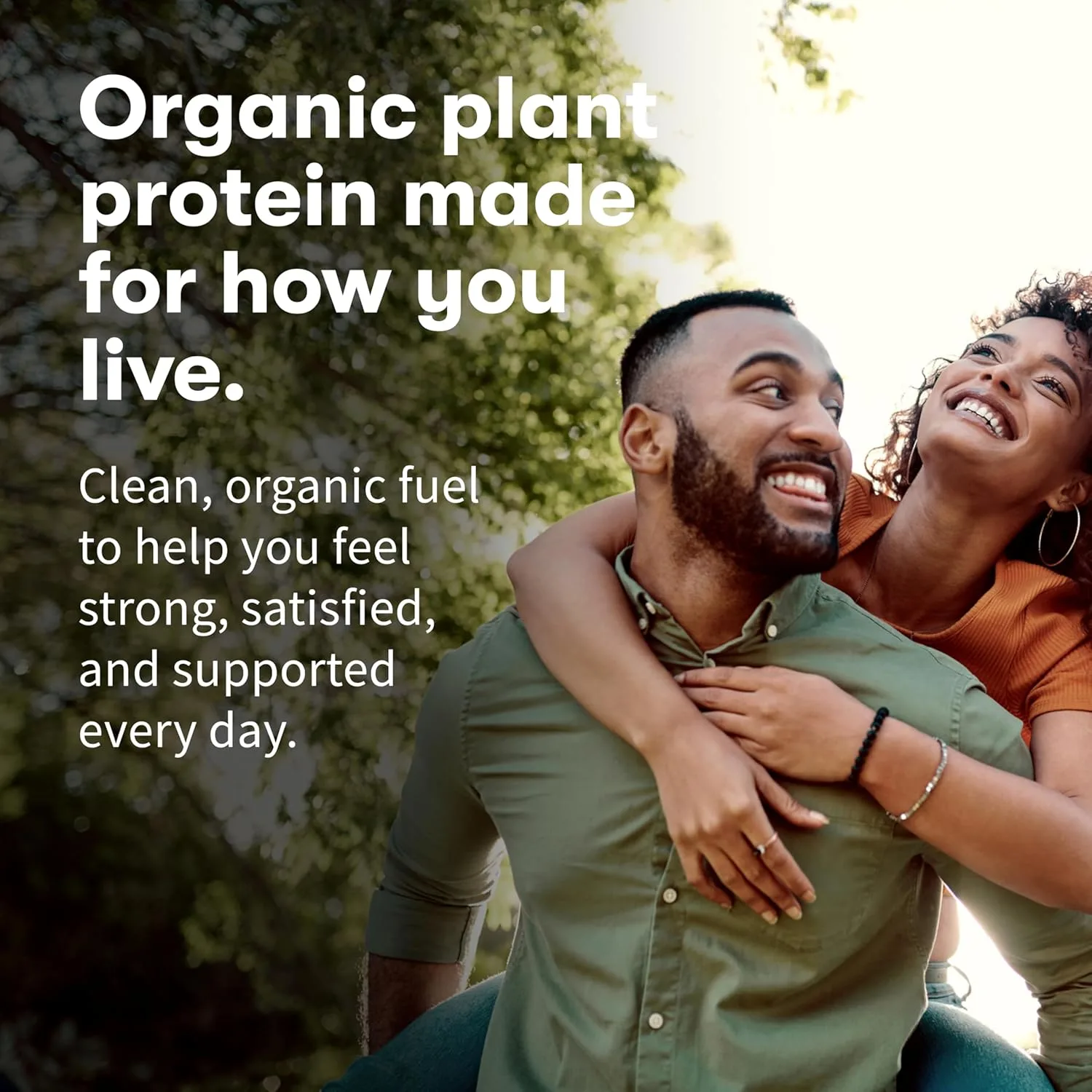 Organic Vegan Protein Powder - Plant Based, 22g Protein - Image 2