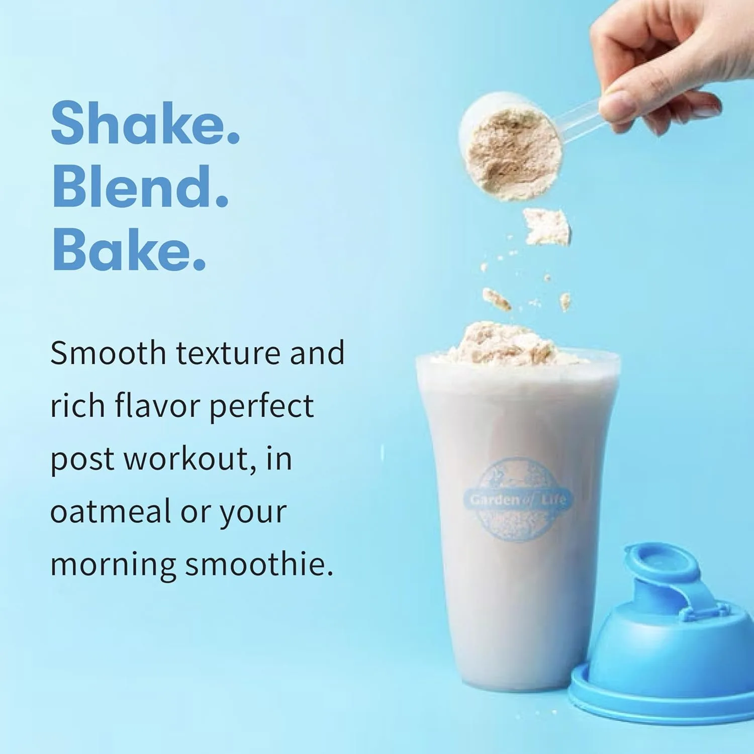 Organic Vegan Protein Powder - Plant Based, 22g Protein - Image 5