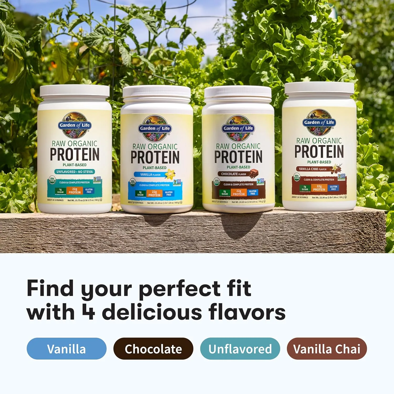 Organic Vegan Protein Powder - Plant Based, 22g Protein - Image 6