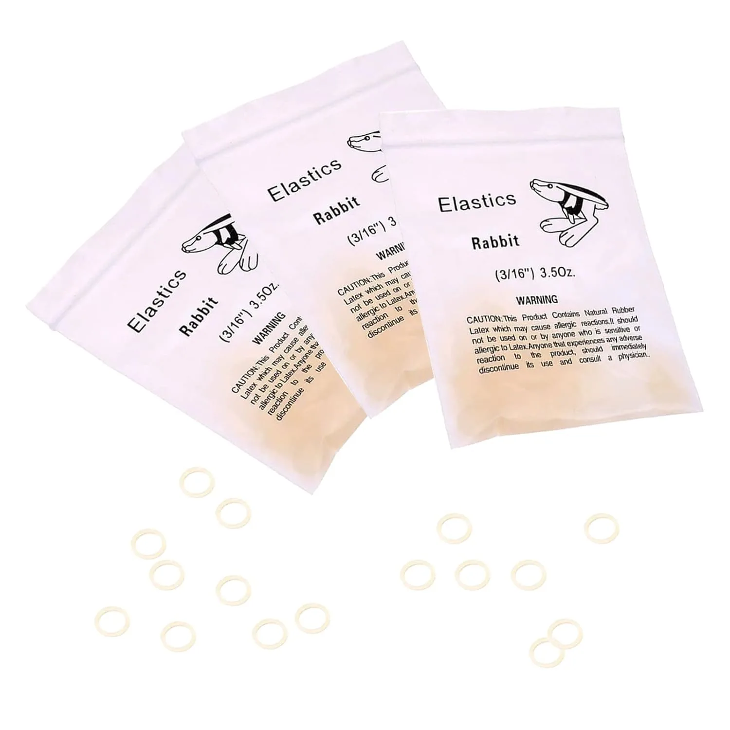 Orthodontic Elastics Bands, 300 Pcs