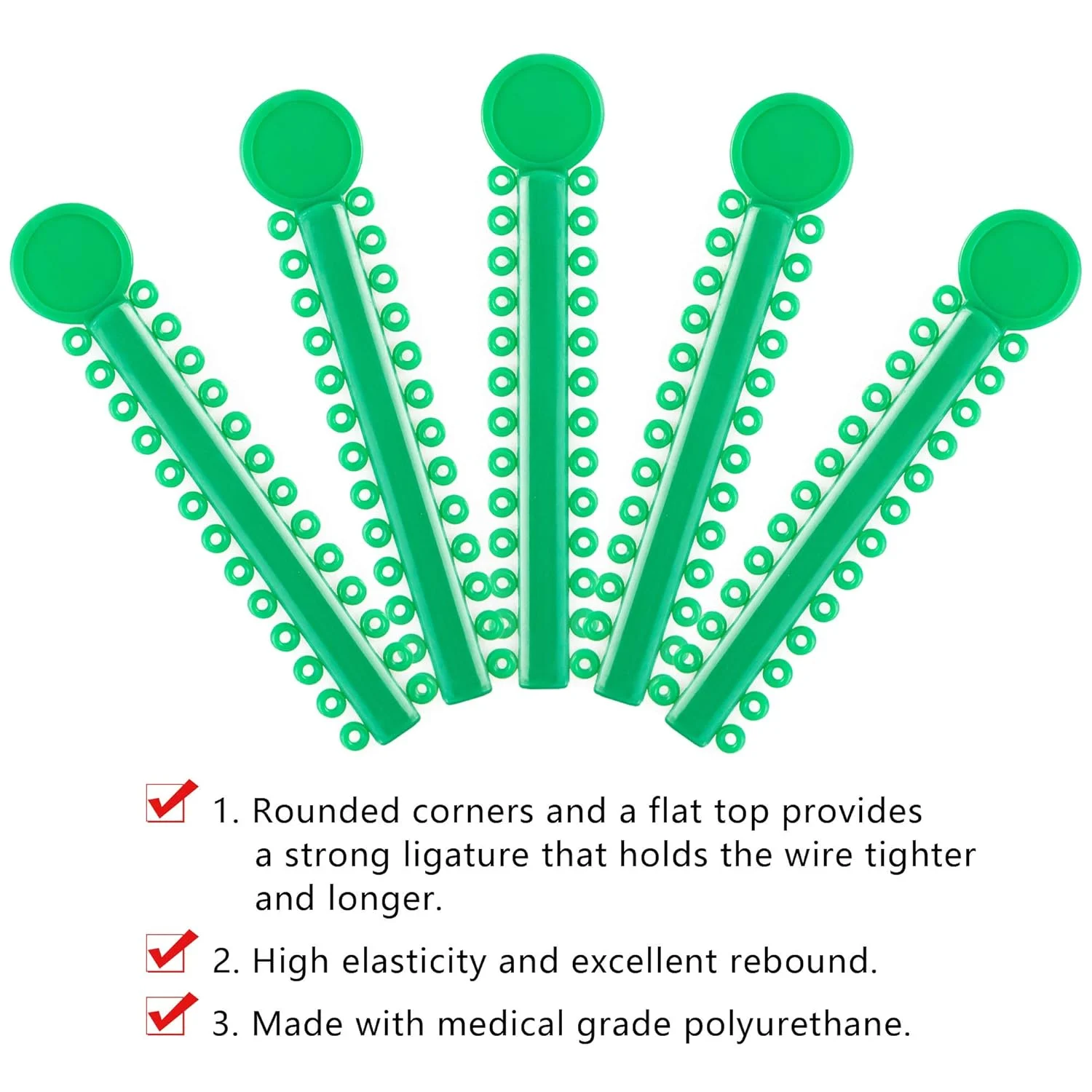 Orthodontic Ligature Ties & Gun - 1040 Pcs - Image 5