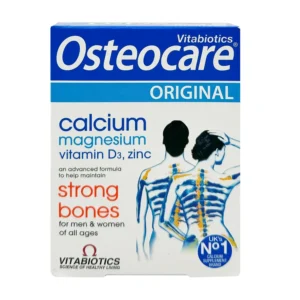 Vitabiotics Osteocare Original tablets provide calcium, magnesium, and vitamin D3 to support strong bones and teeth.