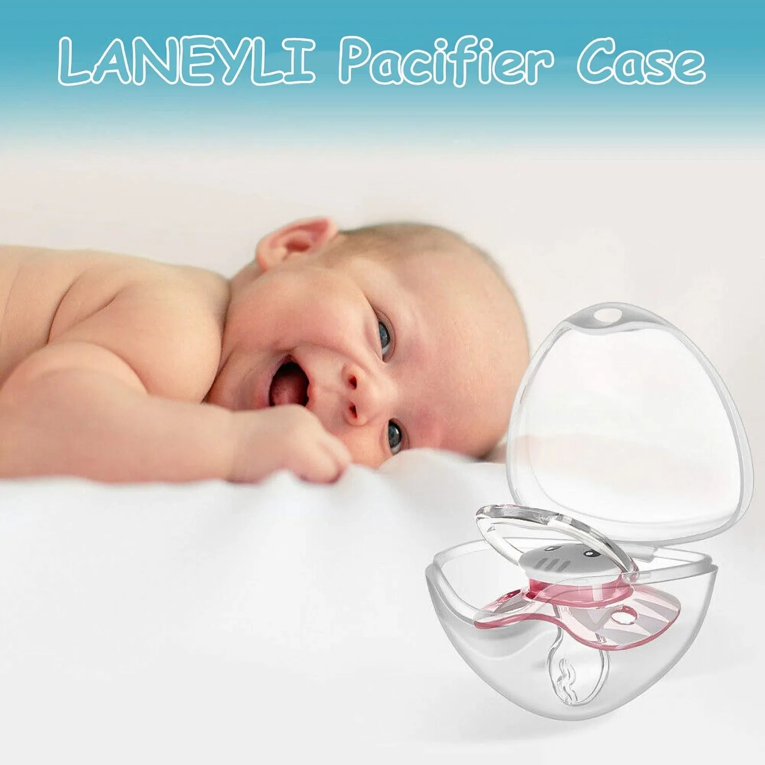 Pacifier Case Holder Clip Box - 6 Pack - Image 4