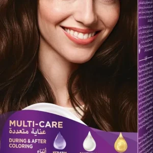 Palette Lustrous Middle Brown hair color creme provides long-lasting, anti-fade color with keratin, panthenol and nutri-oil for extra care and perfect gray coverage.