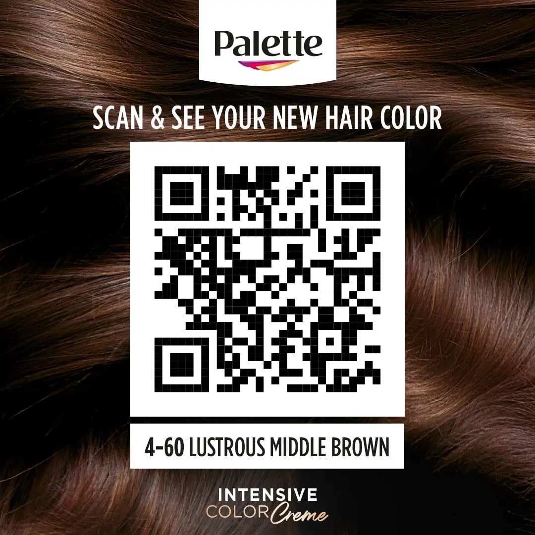 Palette Lustrous Middle Brown hair color creme provides long-lasting, anti-fade color with keratin, panthenol and nutri-oil for extra care and perfect gray coverage.