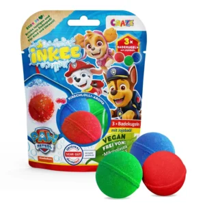 Paw Patrol Bath Bombs Kids - Jojoba Oil Cherry Scent