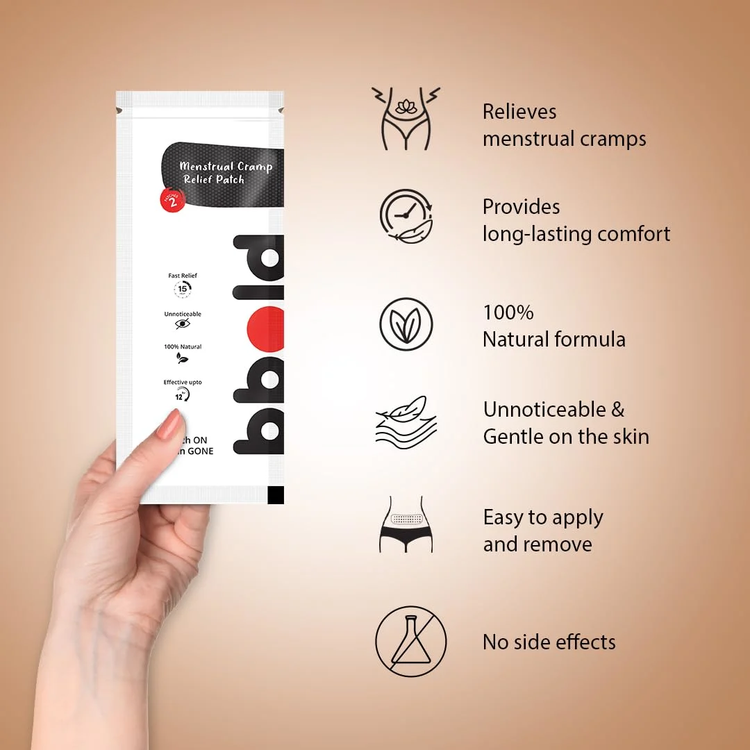 Period Cramp Relief Patches - Herbal Pain Relief - Image 4