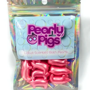 Pig Bath Pearls Lotus Scented - 10 Cute Oil Beads