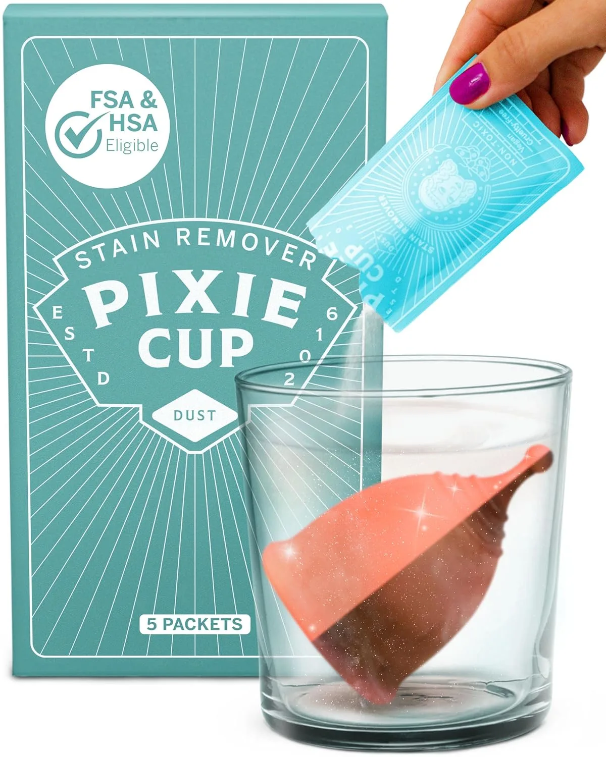 Pixie Cup Menstrual Stain Remover - Period Cup Cleaner