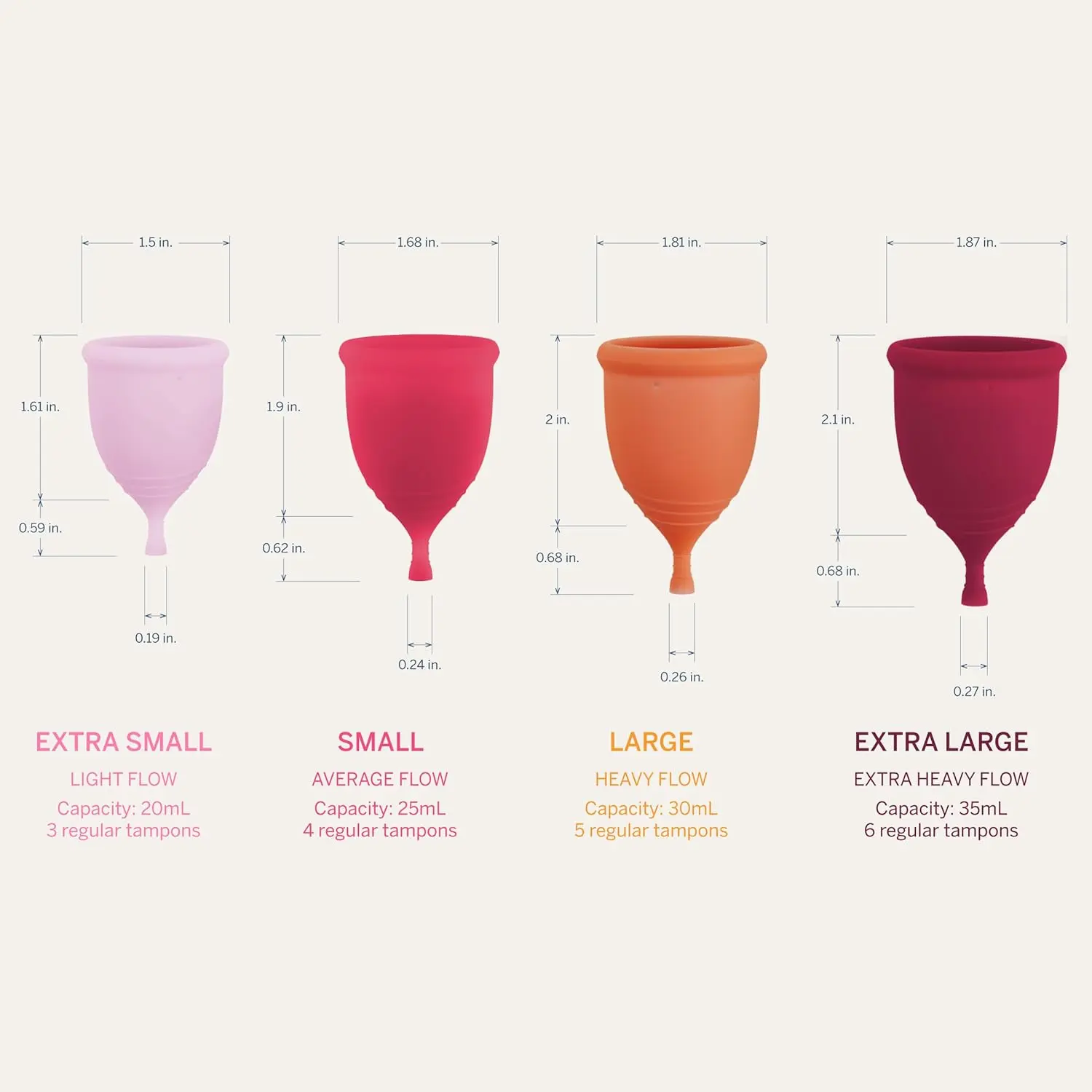 This reusable Pixie menstrual cup is made of medical-grade silicone and provides up to 12 hours of leakproof, odor-free period protection as a comfortable and eco-friendly alternative to tampons and pads.