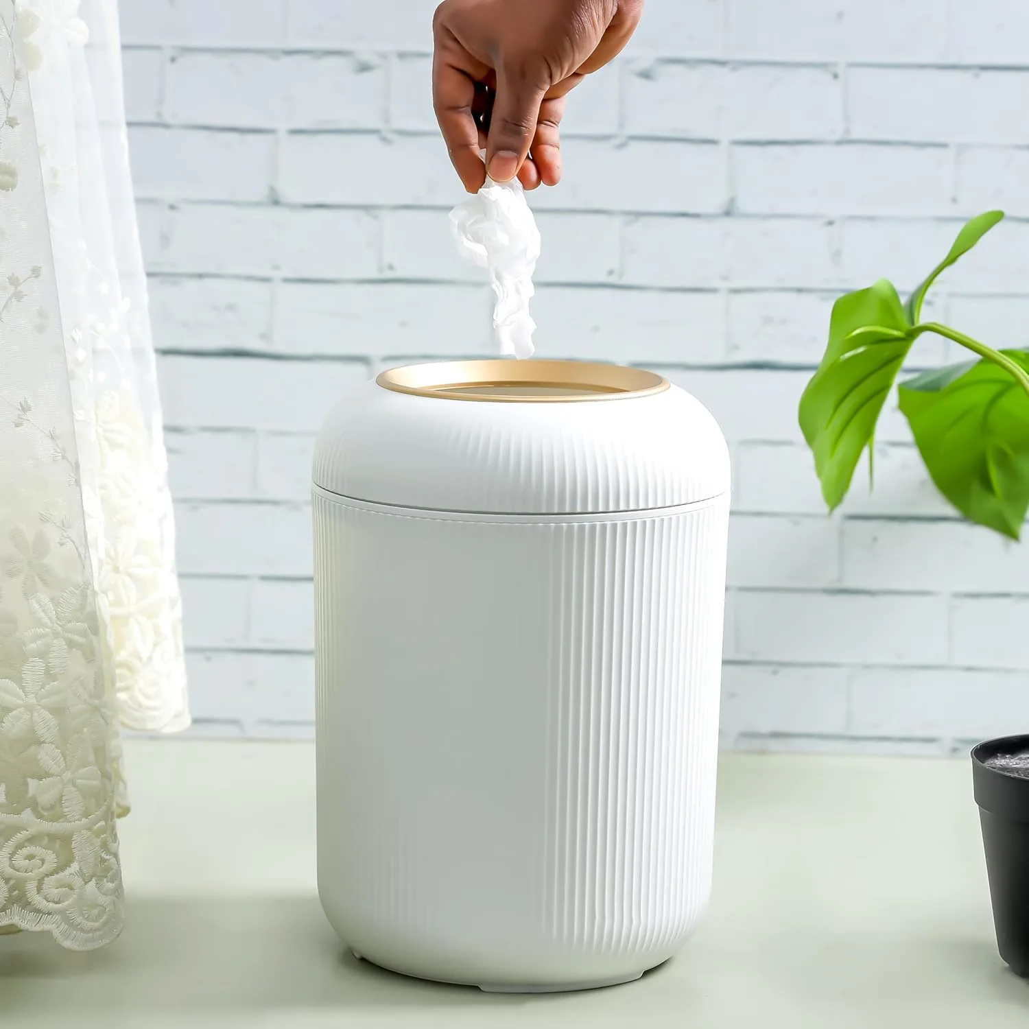 Plastic Waste Bin - Office, Home, Bathroom - Image 7