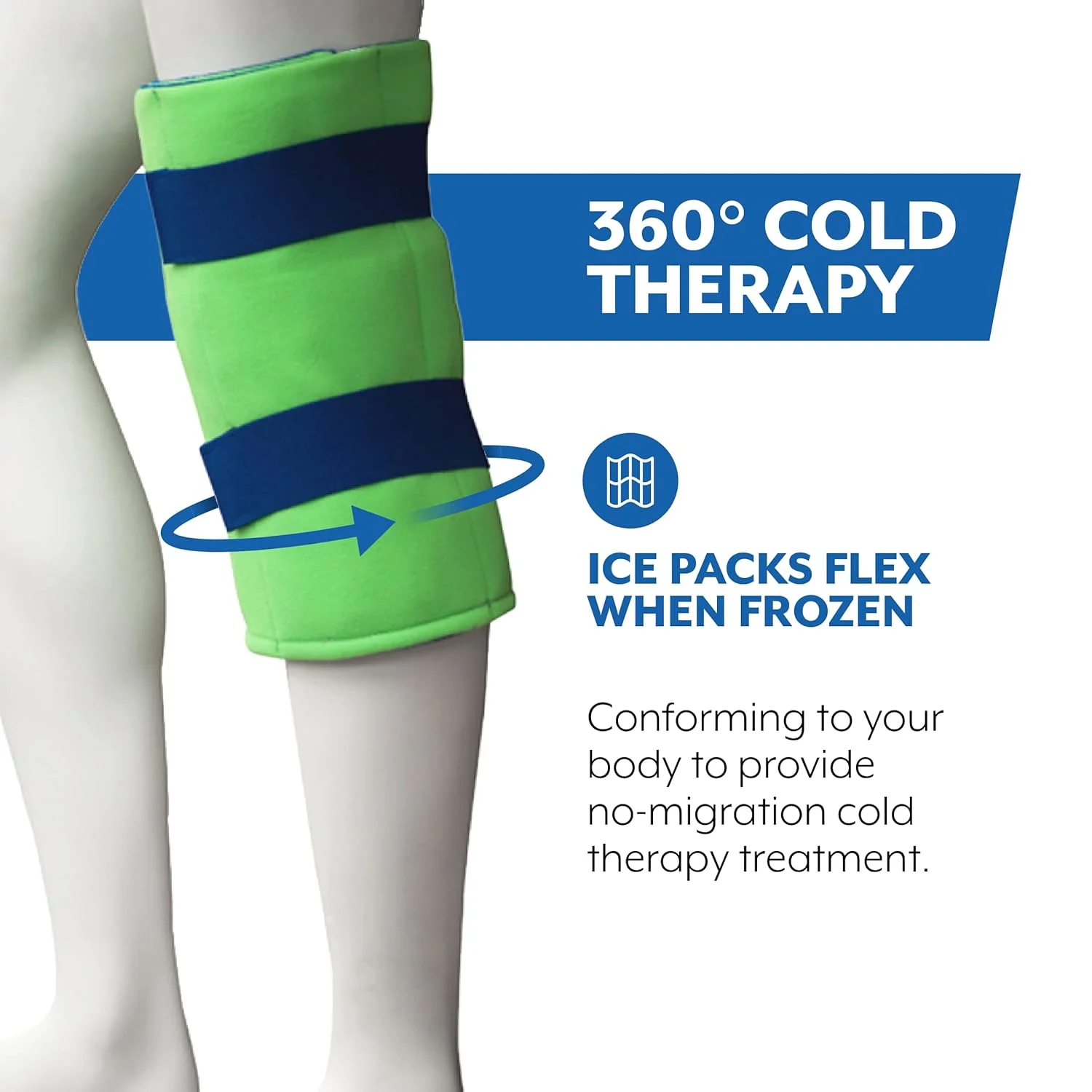 Polar Ice Knee Wrap for Pain, Swelling & Injury Relief - Image 2