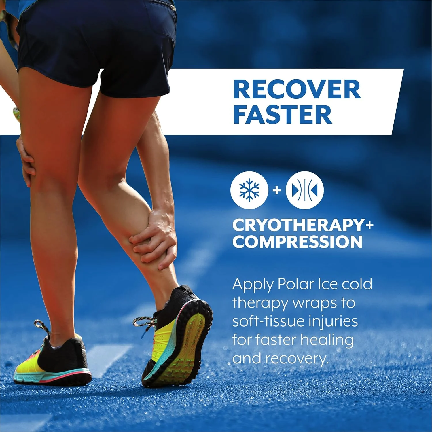 Polar Ice Knee Wrap for Pain, Swelling & Injury Relief - Image 3