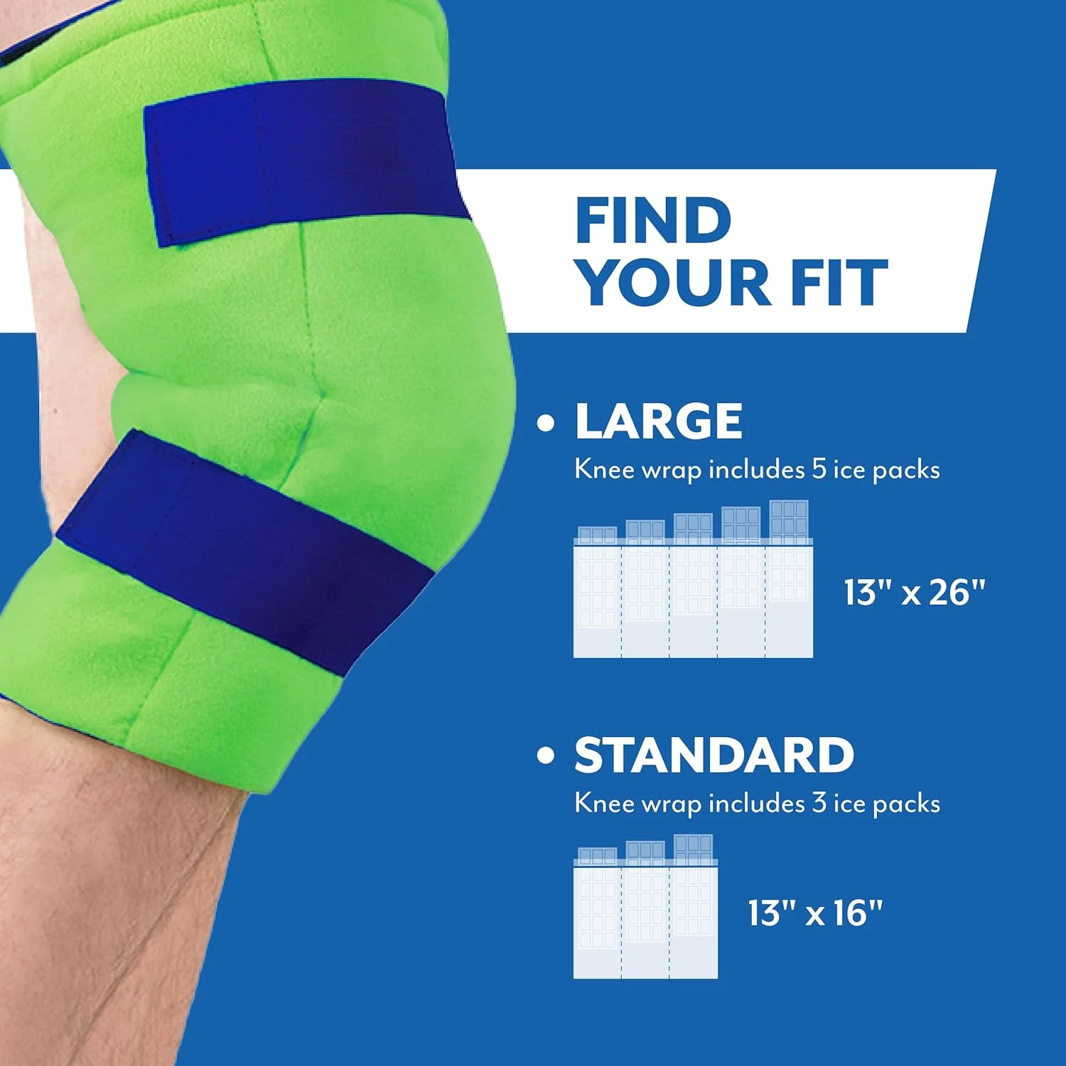 Polar Ice Knee Wrap for Pain, Swelling & Injury Relief - Image 5