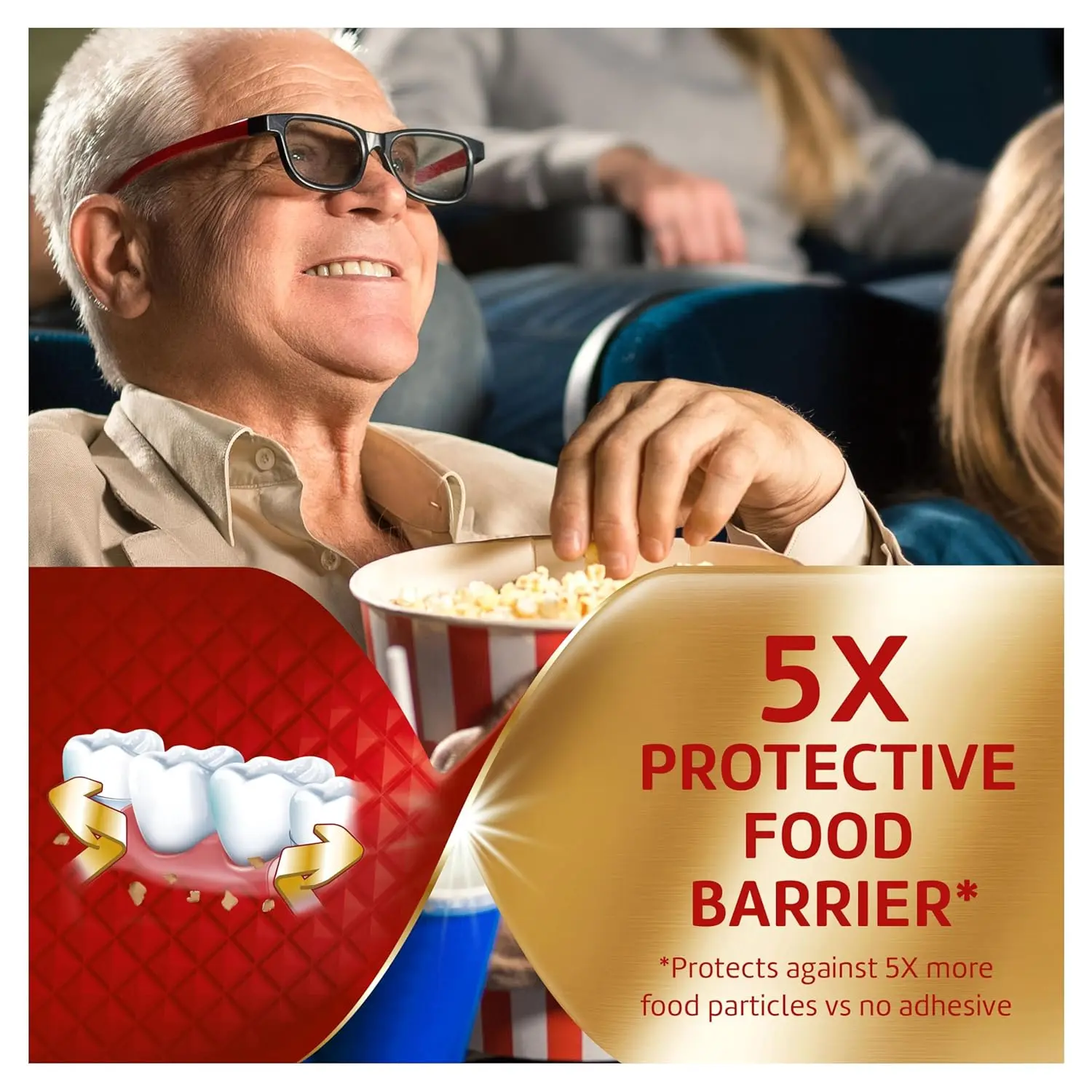 Poligrip Power Max Denture Adhesive - 4 Pack - Image 3