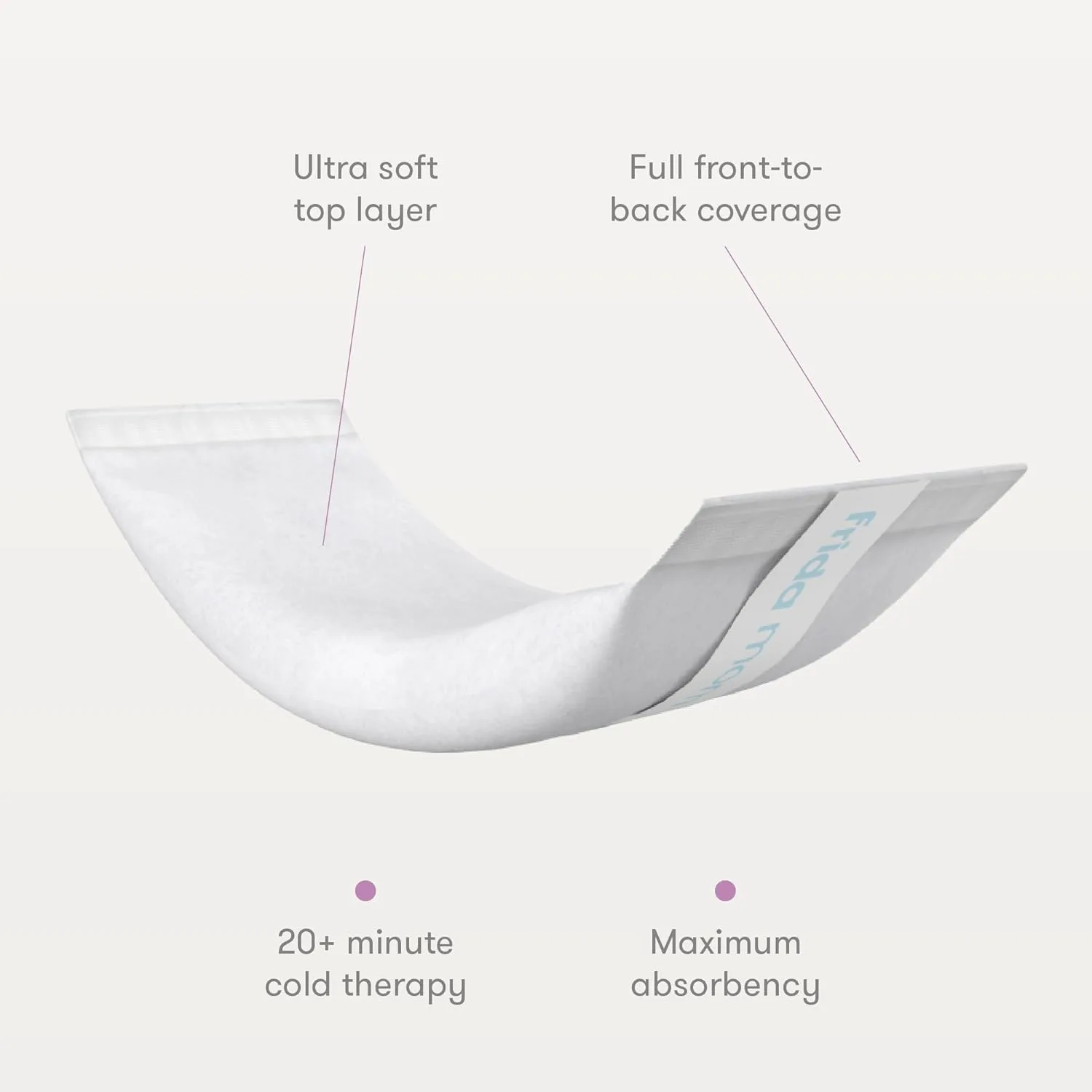 Frida Mom Postpartum Ice Maxi Pads | Instant Cold Relief - Image 3