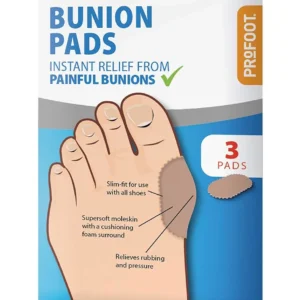 Profoot Bunion Pads - Hypoallergenic & Discrete