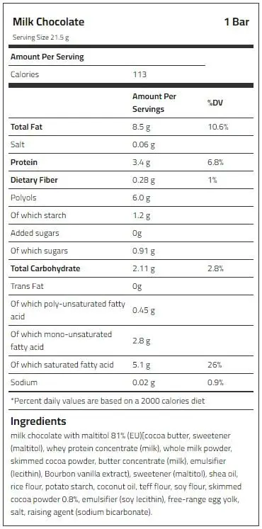 Enjoy a delicious and convenient chocolate protein wafer that's gluten-free and perfect for post-workout muscle recovery and weight management.