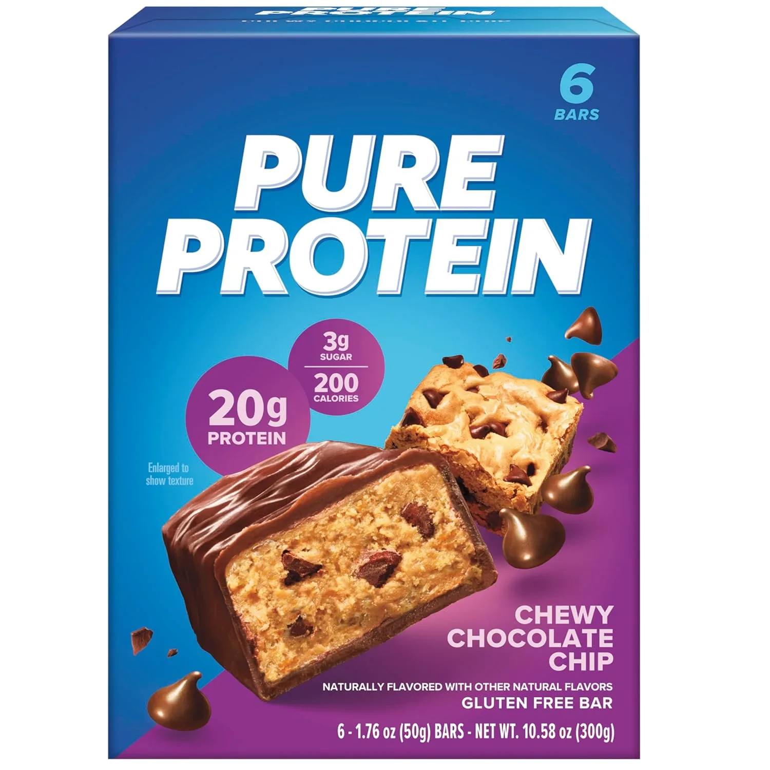Pure Protein Bar Chocolate Chip - 20g Protein!