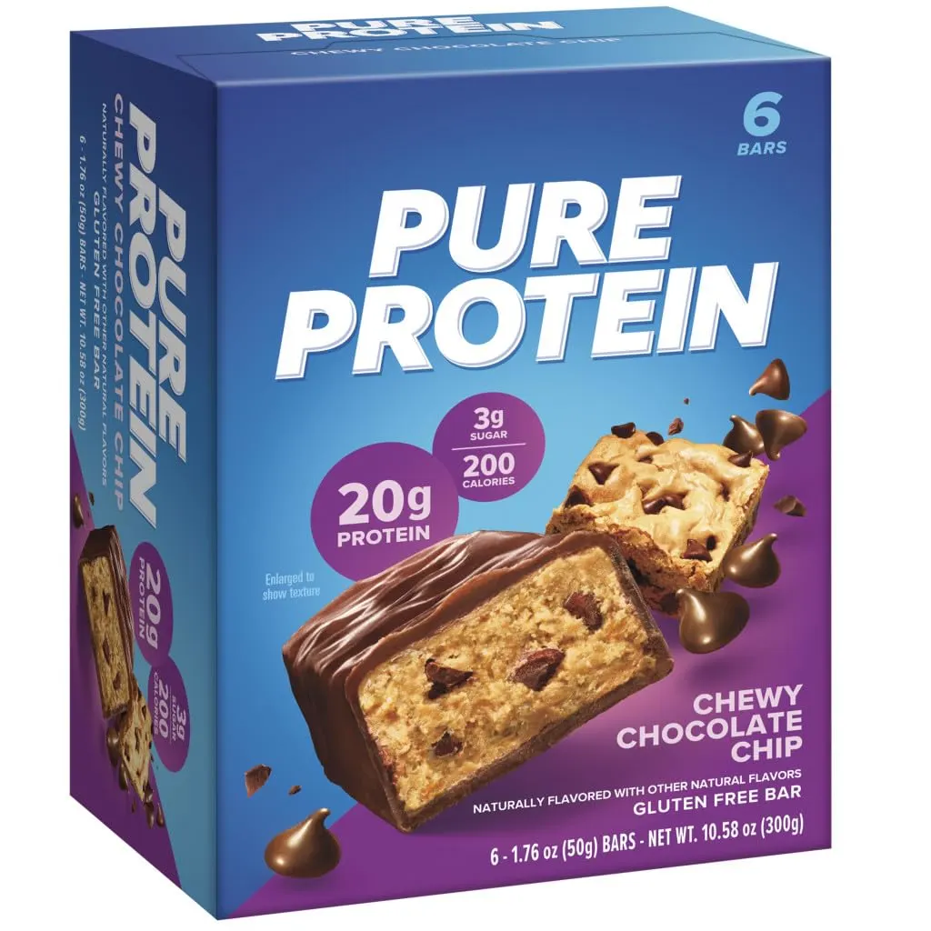 Pure Protein Bar Chocolate Chip - 20g Protein! - Image 3