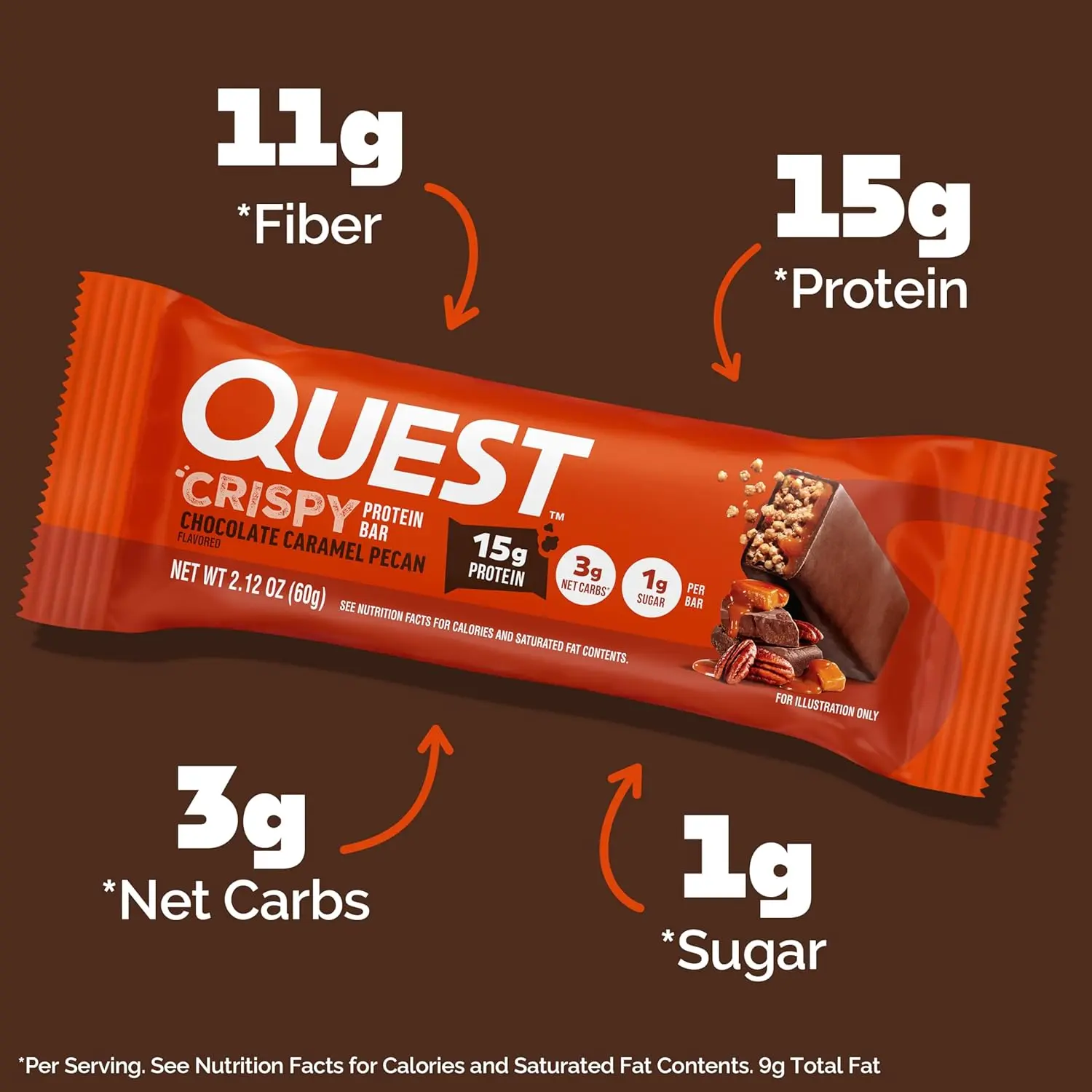 Twelve Quest Crispy Blueberry Cobbler Hero Protein Bars, each packed with 16g of protein and only 1g of sugar, offer a sweet and guilt-free treat with a delicious blueberry cobbler flavor.