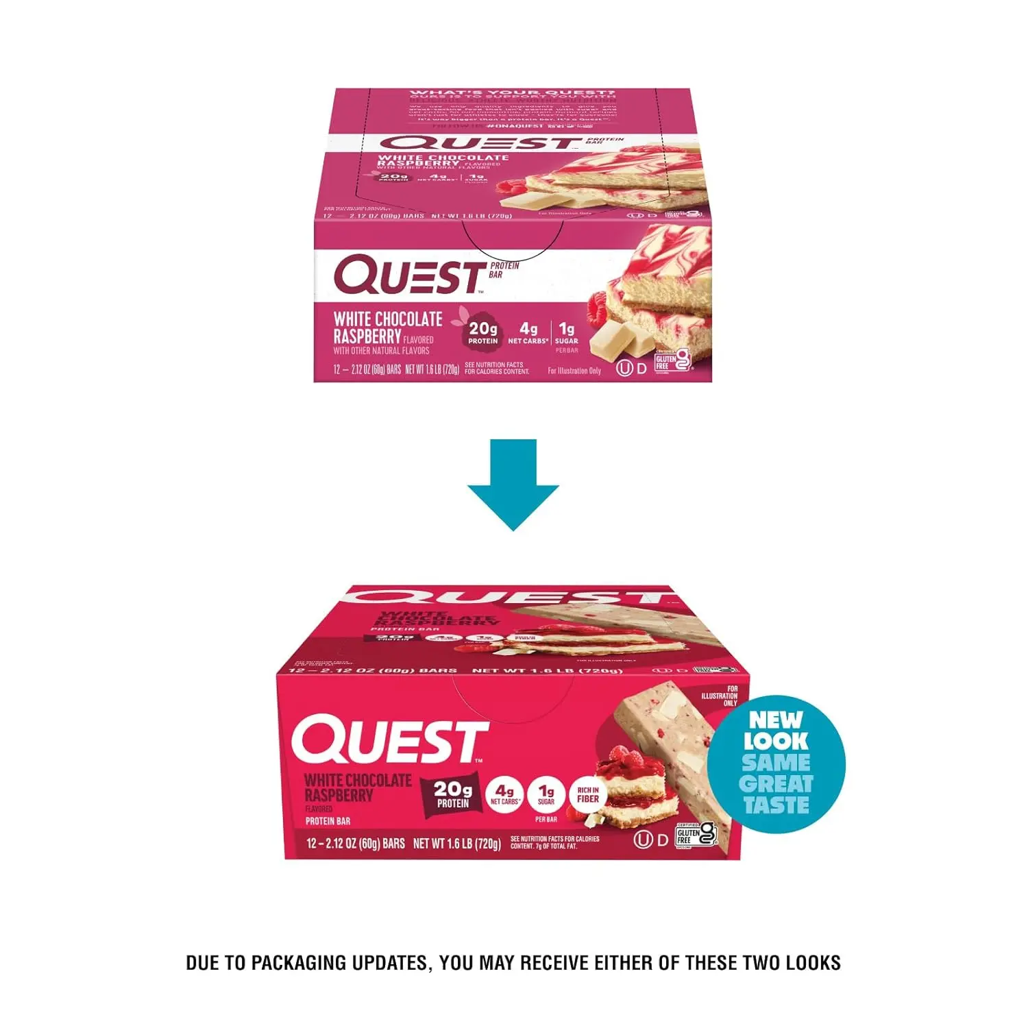 Indulge in a Quest Chocolate Chip Cookie Dough Protein Bar, a delicious and guilt-free treat with 21g of protein, 4g net carbs, and no added sugar.
