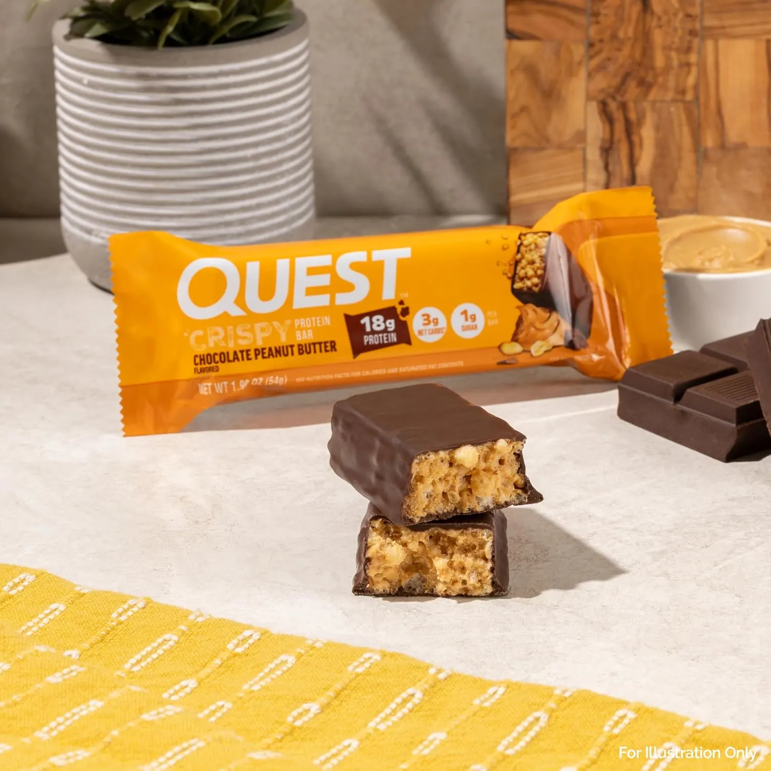 Quest Chocolate Peanut Butter Protein Bar, 12 Count - Image 7