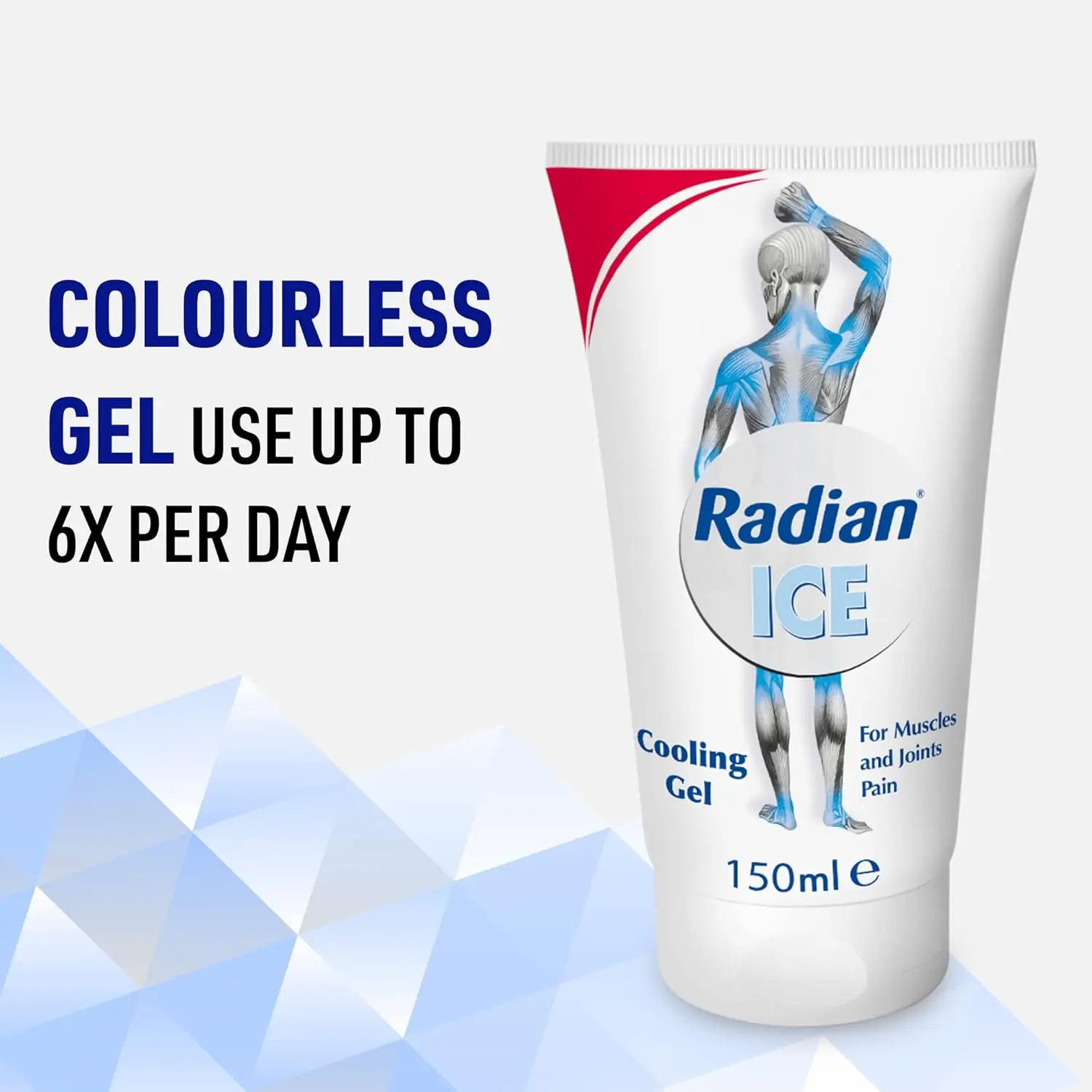 Radian Ice Cooling Gel - Muscle Pain Relief 150ml - Image 4