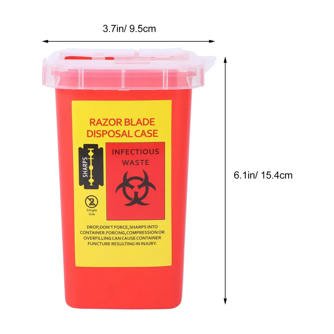 Razor Blade Disposal Case Barber Shop Container - Image 2