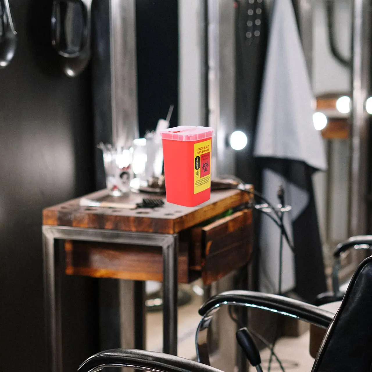 Razor Blade Disposal Case Barber Shop Container - Image 4