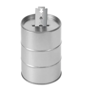 Razor Blade Disposal Container Metal Case