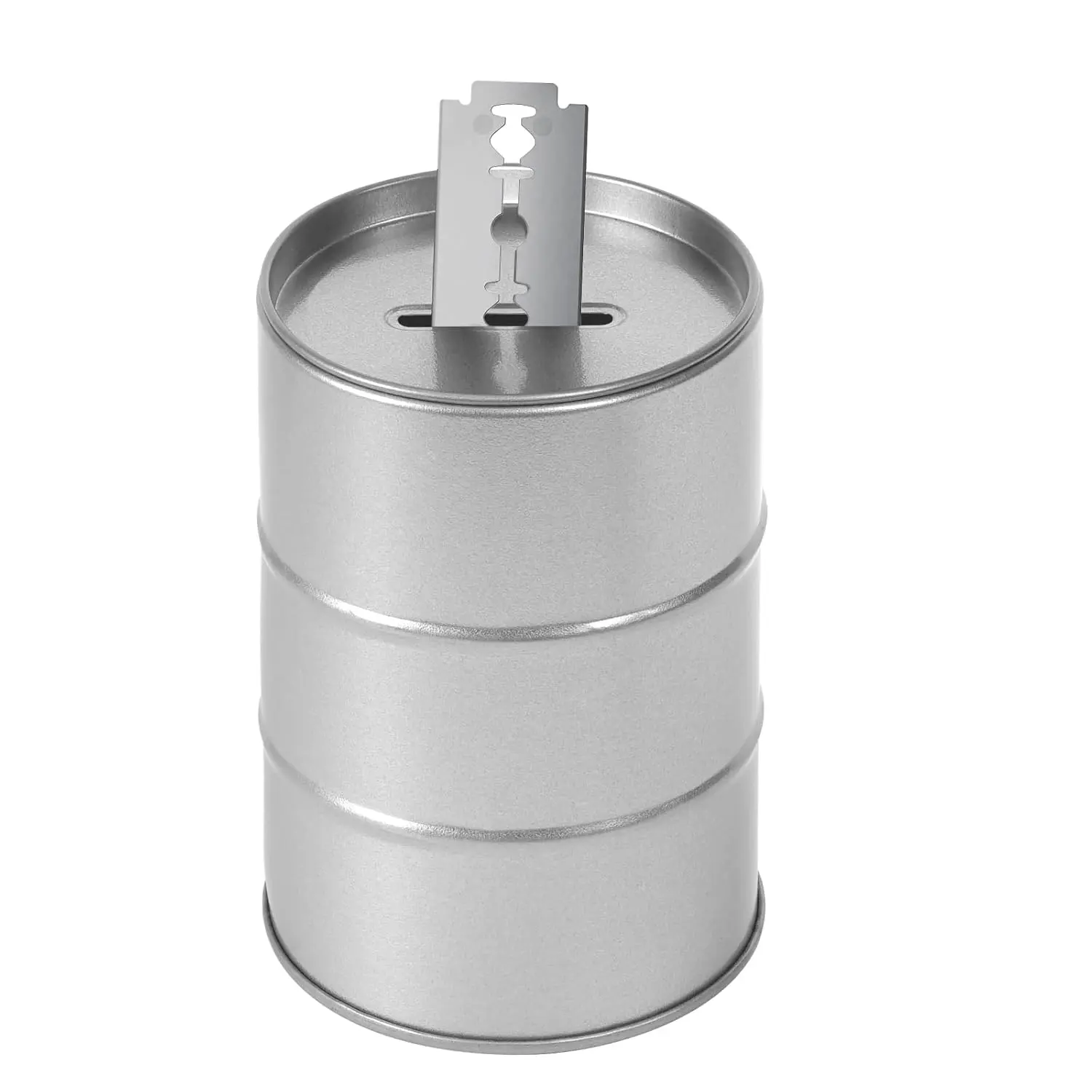 Razor Blade Disposal Container Metal Case