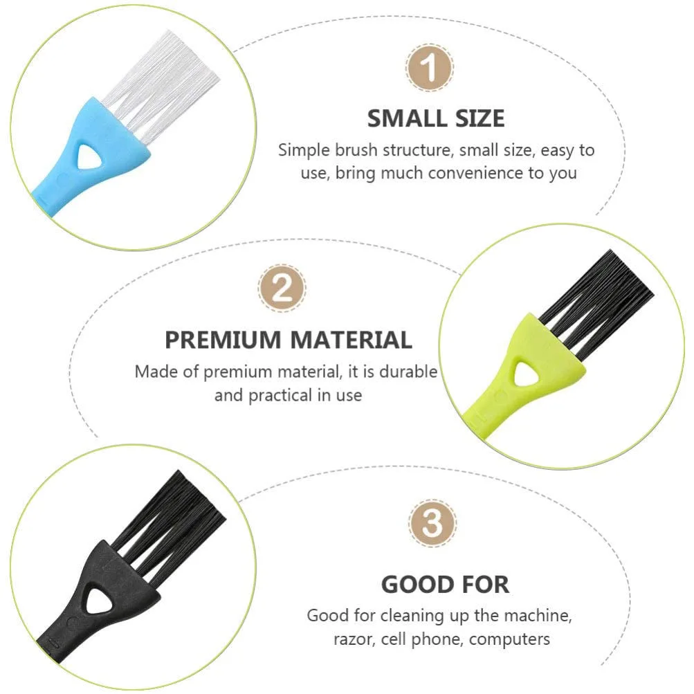 Razor Cleaning Brushes Electric Shaver Brush 8 Pcs - Image 3