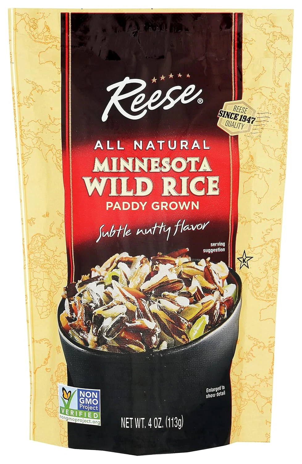 Reese Minnesota Wild Rice, Gluten Free, 4 Ounce (12 Pack)